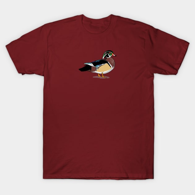 Wood Duck T-Shirt by Feathered Focus